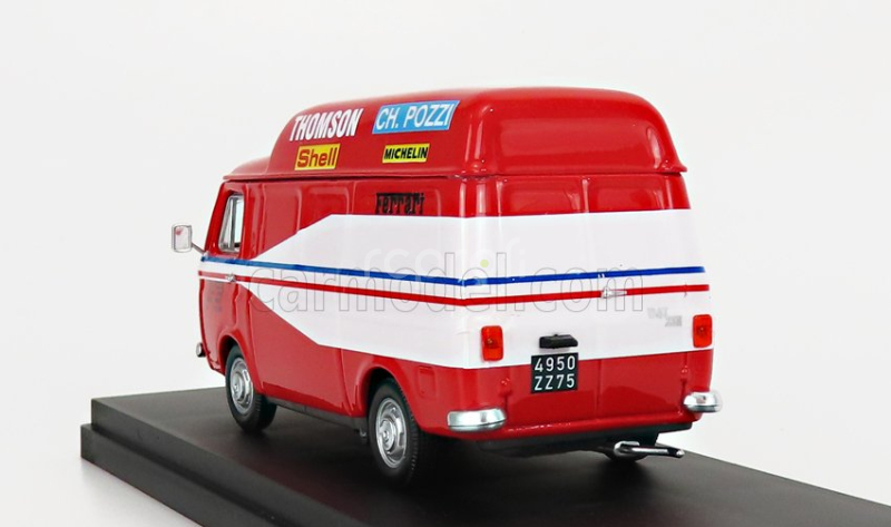 Rio-models Fiat 238 Van Assistenza Corse Ferrari Ch Pozzi 24h Le Mans 1978 1:43 červená biela