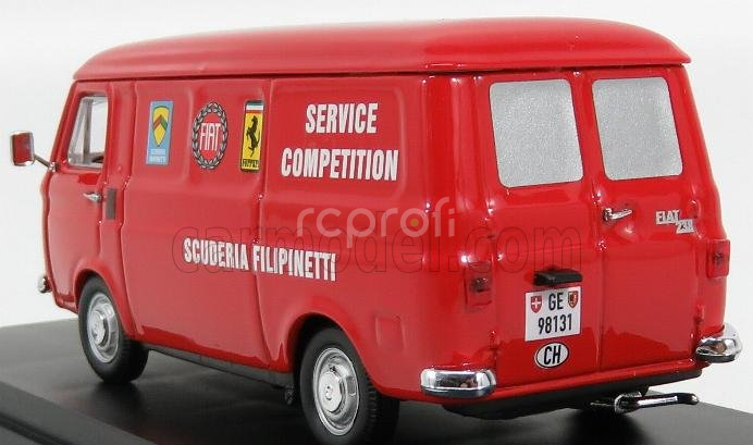 Rio-models Fiat 238 Van Assistenza Corse Scuderie Filipinetti 1970 1:43 Červená