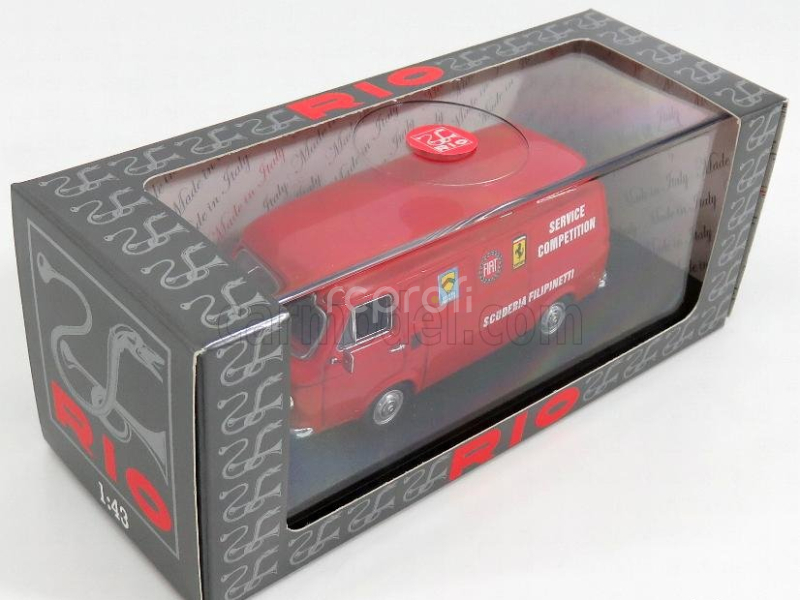 Rio-models Fiat 238 Van Assistenza Corse Scuderie Filipinetti 1970 1:43 Červená