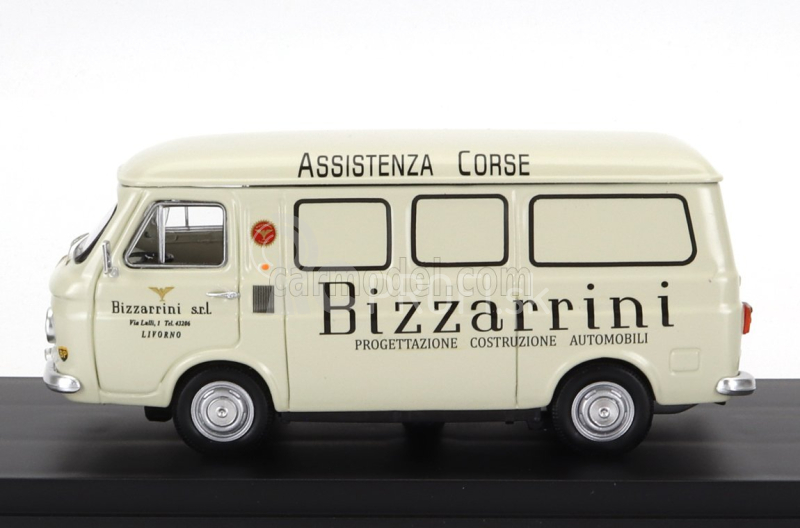 Rio-models Fiat 238 Van Assistenza Corse Team Bizzarrini 1967 1:43 Béžová