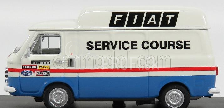 Rio-models Fiat 238 Van Assistenza Francúzsko Fiat Service Course 1971 1:43 Bielo-modrá