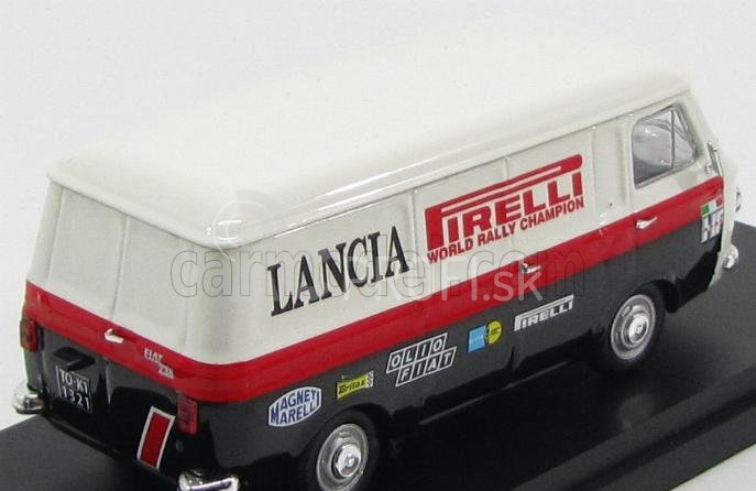 Rio-models Fiat 238 Van Assistenza Lancia Wrc 1970 1:43 Biela čierna červená