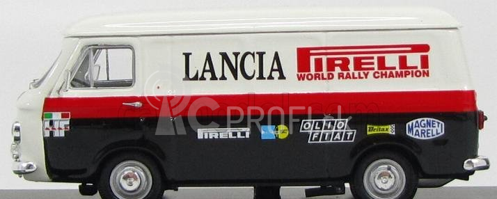 Rio-models Fiat 238 Van Assistenza Lancia Wrc 1970 1:43 Biela čierna červená