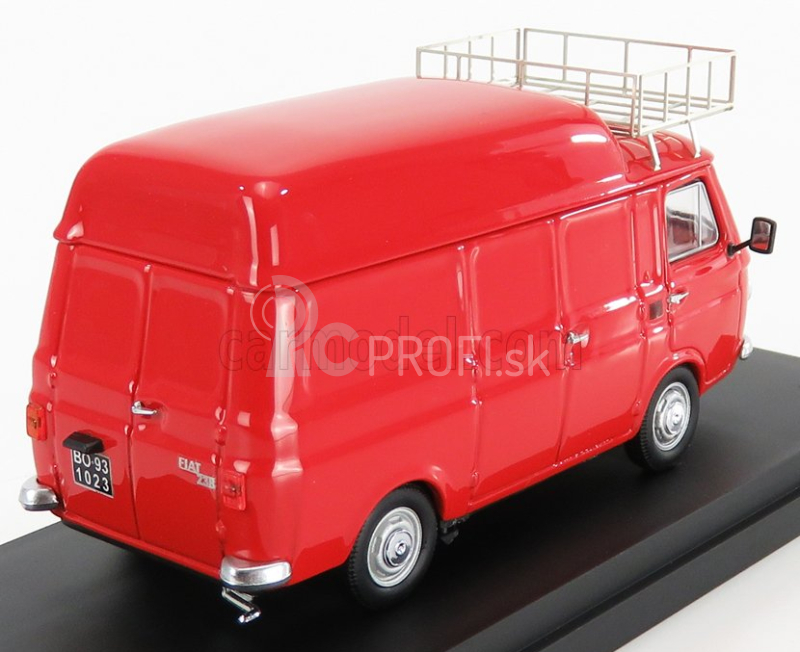 Rio-models Fiat 238 Van Tetto Alto Con Portapacchi 1965 - Vysoká strecha s nosičom 1:43 Červená