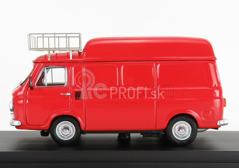 Rio-models Fiat 238 Van Tetto Alto Con Portapacchi 1965 - Vysoká strecha s nosičom 1:43 Červená