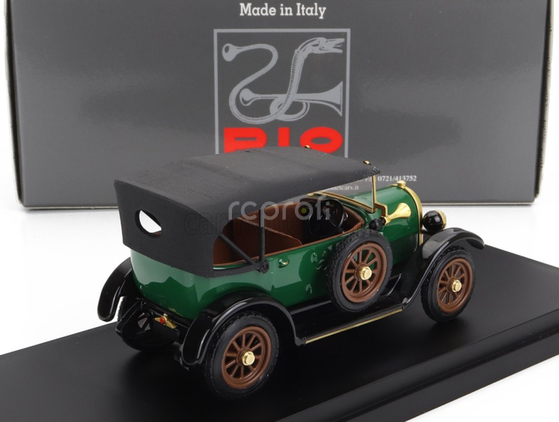 Rio-models Fiat 501 Cabriolet uzavretý 1919 1:43 Zelená