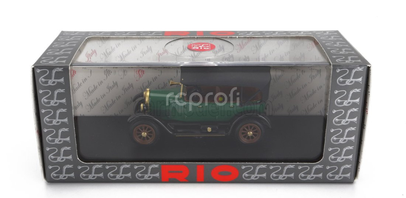 Rio-models Fiat 501 Cabriolet uzavretý 1919 1:43 Zelená