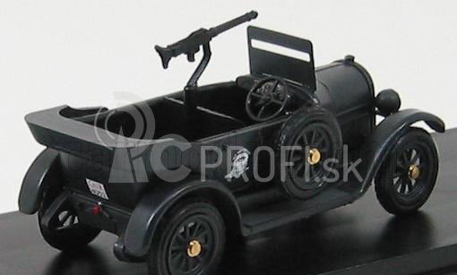 Rio-models Fiat 501 Open Repubblica Di Salo' - Me Ne Frego 1944 1:43 Matt Black