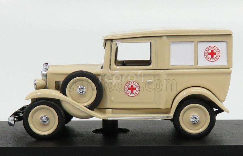 Rio-models Fiat 508 Balilla Ambulanza Military Africa 1935 1:43 Krém