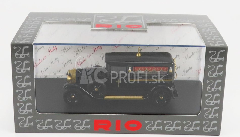 Rio-models Fiat 519 Carro Funebre - pohrebný voz s rakvou 1924 1:43 čierna