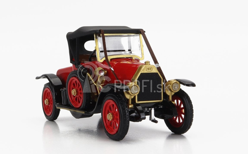 Rio-models Fiat Tipo 0 Spider Closed 1912 1:43 Červená čierna