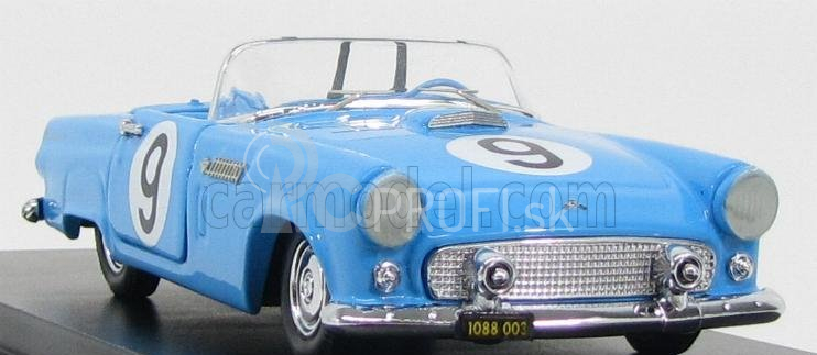 Rio-models Ford usa Thunderbird Cabriolet N 9 Sebring 1955 Scher - Davis 1:43 Light Blue