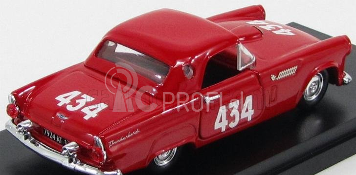 Rio-models Ford usa Thunderbird Coupe N 434 Mille Miglia 1957 Smadsa - Raselli 1:43 Červená