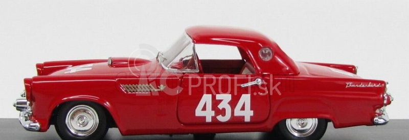 Rio-models Ford usa Thunderbird Coupe N 434 Mille Miglia 1957 Smadsa - Raselli 1:43 Červená