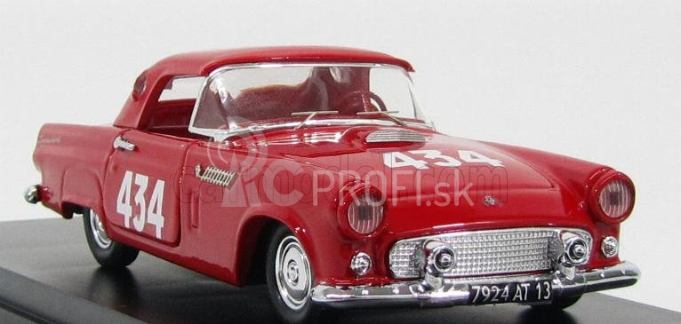 Rio-models Ford usa Thunderbird Coupe N 434 Mille Miglia 1957 Smadsa - Raselli 1:43 Červená