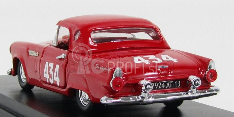 Rio-models Ford usa Thunderbird Coupe N 434 Mille Miglia 1957 Smadsa - Raselli 1:43 Červená