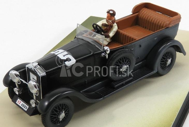 Rio-models Isotta fraschini Torpedo 8a Cabriolet N 5 Mille Miglia 1927 Maggi - Maserati - s obrázkom - 90. výročie Mille Miglia 1:43 Black