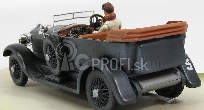 Rio-models Isotta fraschini Torpedo 8a Cabriolet N 5 Mille Miglia 1927 Maggi - Maserati - s obrázkom - 90. výročie Mille Miglia 1:43 Black