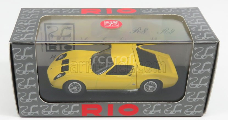 Rio-models Lamborghini Miura P400 Bertone 1966 1:43 Žltá