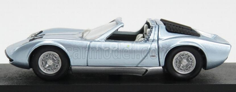 Rio-models Lamborghini Miura Roadster Bertone Single Sample Bruxels Motor Show 1968 1:43 Modrá