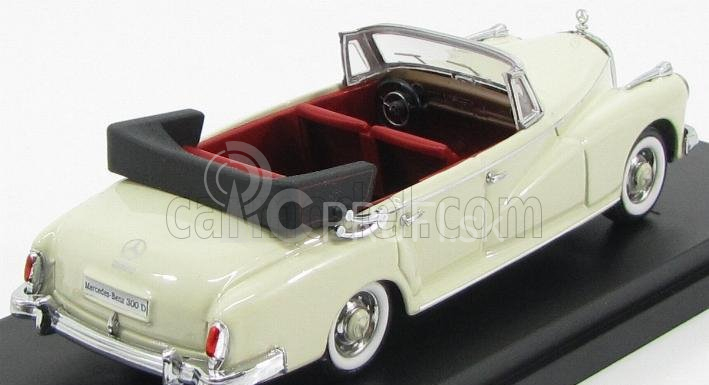 Rio-models Mercedes Benz 300d Cabriolet 1958 1:43 Biela