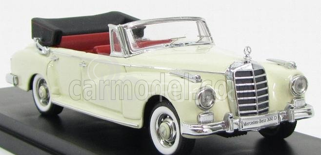 Rio-models Mercedes Benz 300d Cabriolet 1958 1:43 Biela