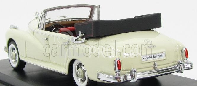 Rio-models Mercedes Benz 300d Cabriolet 1958 1:43 Biela