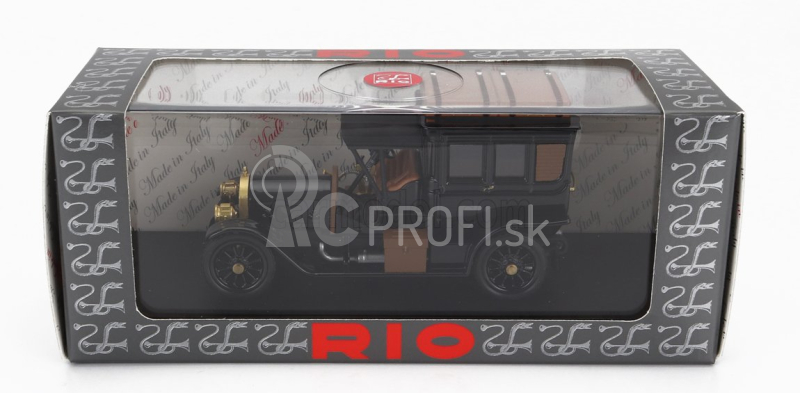 Rio-models Mercedes Benz 70 Cv Limousine 1908 1:43 čierna