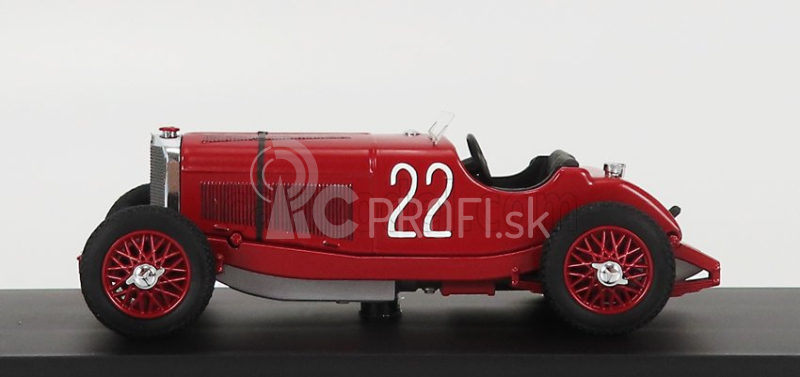 Rio-models Mercedes benz F1 Ssk 7.1l S6 Supercharged Spider N 22 Monza Gp 1931 B.ivanoski - H.stoffel 1:43 Červená