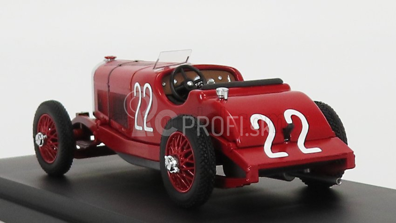 Rio-models Mercedes benz F1 Ssk 7.1l S6 Supercharged Spider N 22 Monza Gp 1931 B.ivanoski - H.stoffel 1:43 Červená