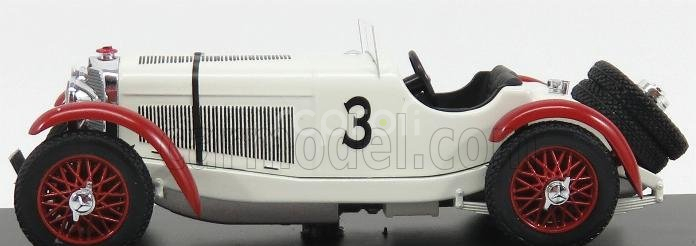 Rio-models Mercedes benz Ssk N 3 Winner Irish Gp 1930 R.caracciola 1:43 White Bordeaux