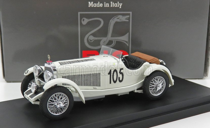 Rio-models Mercedes Benz Ssk Spider N 105 Mille Miglia 1931 F.maino - E.strazza 1:43 Biela