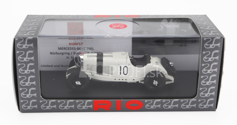 Rio-models Mercedes Benz Sskl Spider N 10 German Gp 1931 Hans Stuck 1:43 Biela