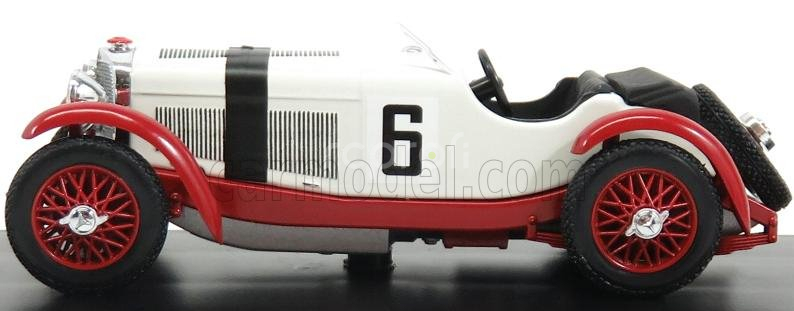 Rio-models Mercedes Benz Sskl Spider N 6 Víťaz Eifelrennen Nurburgring 1927 Rudolf Caracciola 1:43 White Bordeaux