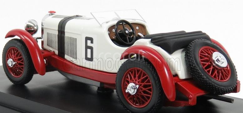 Rio-models Mercedes Benz Sskl Spider N 6 Víťaz Eifelrennen Nurburgring 1927 Rudolf Caracciola 1:43 White Bordeaux