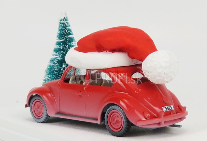 Rio-models Volkswagen Beetle Maggiolino 1958 - Vianočná edícia 2022 - Natale 2022 1:43 Červená