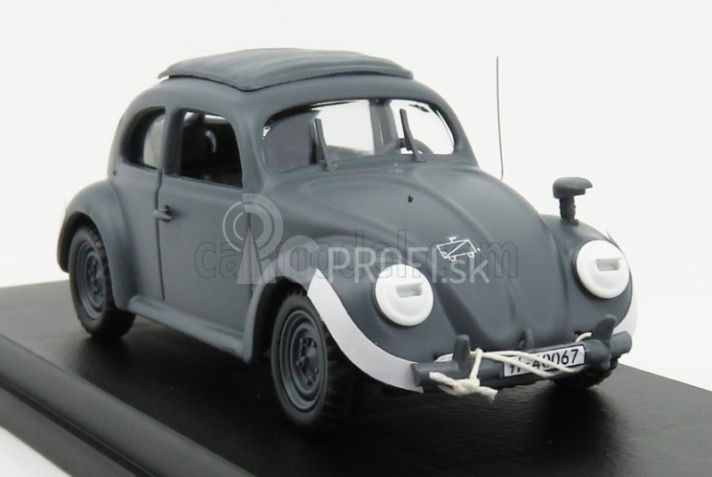 Rio-models Volkswagen Beetle Maggiolino Kafer 1942 - s registračnou značkou 1:43 sivá