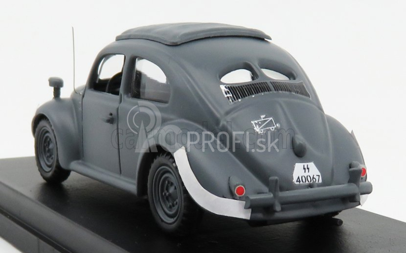 Rio-models Volkswagen Beetle Maggiolino Kafer 1942 - s registračnou značkou 1:43 sivá