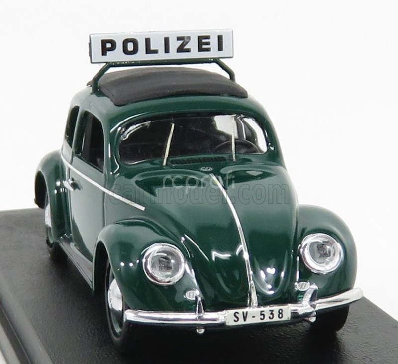 Rio-models Volkswagen Beetle Maggiolino Polizei 1953 1:43 čierna