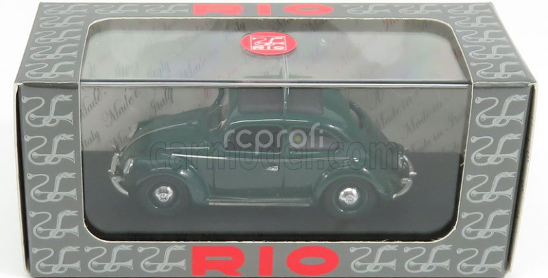 Rio-models Volkswagen Beetle Maggiolino Polizei 1953 1:43 čierna