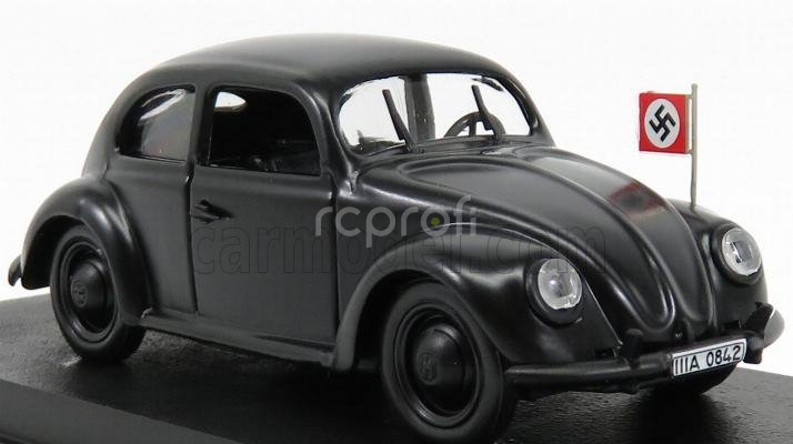 Rio-models Volkswagen Beetle Maggiolino Ss Gestapo 1945 Police Military 1:43 Black