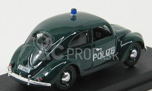 Rio-models Volkswagen Beetle Polizei Police 1953 1:43 Zelená