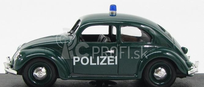 Rio-models Volkswagen Beetle Polizei Police 1953 1:43 Zelená