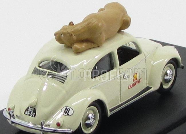 Rio-models Volkswagen Beetle Shell Cranevelt Zoo Di Arnhem Holandsko 1965 - S levom 1:43 Svetlosivá