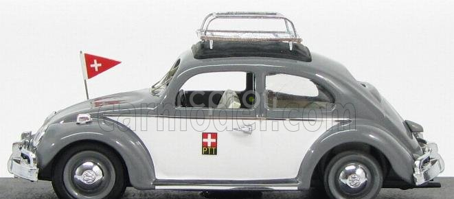 Rio-models Volkswagen Beetle Swiss Post 1963 1:43 čierna biela