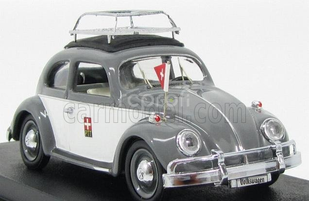 Rio-models Volkswagen Beetle Swiss Post 1963 1:43 čierna biela