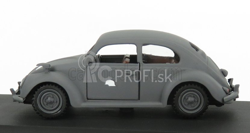 Rio-models Volkswagen Kdf 1939 s Wehrmachtom s figúrkami 1:43 Vojenská sivá