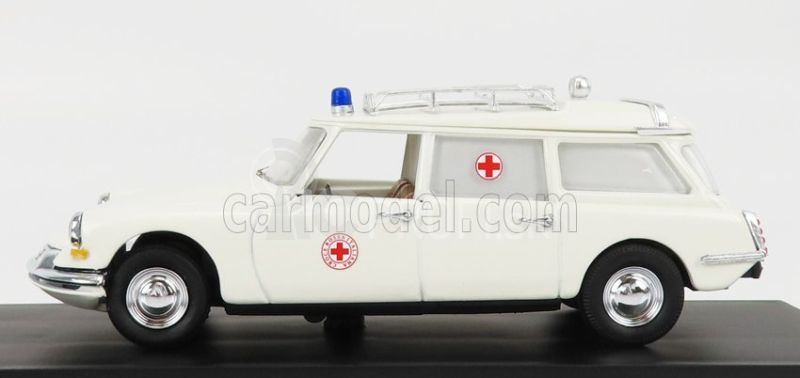 Rio-modely Citroen Id19 Break C.r.i. Croce Rossa Italiana 1958 - sanitka 1:43 biela