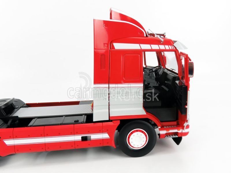 Road-kings Scania 143m 500 Streamline ťahač 2-assi 1995 1:18 červená sivá biela