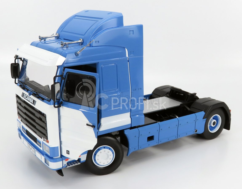 Road-kings Scania 143m 500 Streamline ťahač 2-assi 1995 1:18 svetlo modrá biela